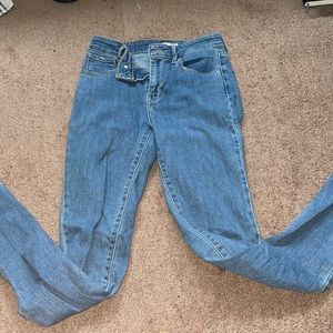levi's high rise skinny jeans